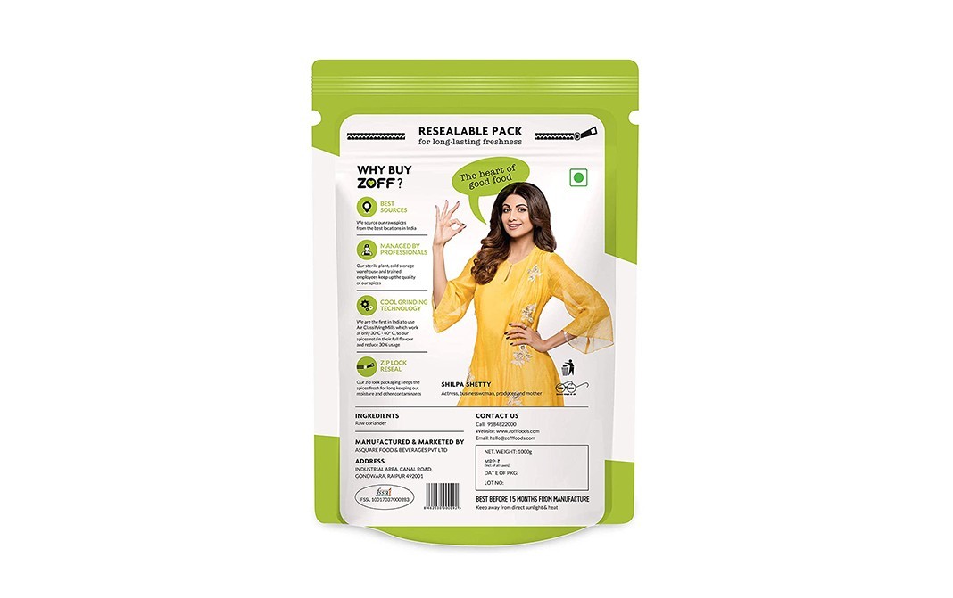 Zoff Coriander Powder    Pack  1000 grams